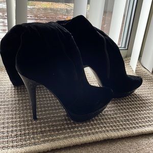 Cathy Jean suede knee high Stiletto Boots size 8